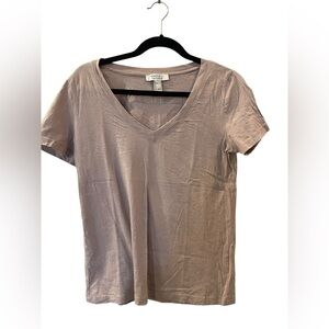 Forever 21 Women's Soft Cotton V-Neck Short Sleeve Tee Shirt-Size S NWOT